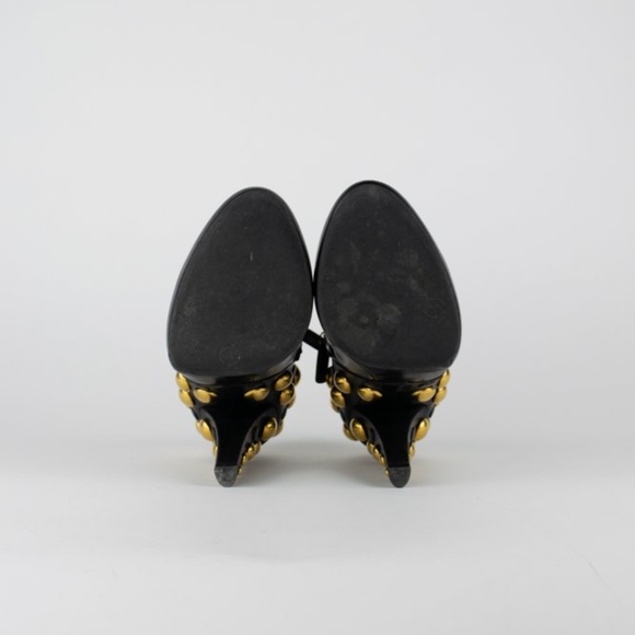 SOLD Gucci Babouska Studded Ankle Boots - Picture 5 of 9